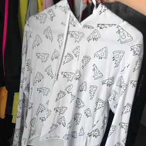 White Pizza Sweatshirt